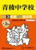 2025年度用 中学受験 青稜中学校 3年間（+3年間HP掲載） スーパー過去問